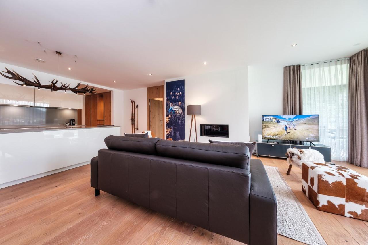 Luxury Panorama Apartment With Alpengold Spa Access Davos Buitenkant foto