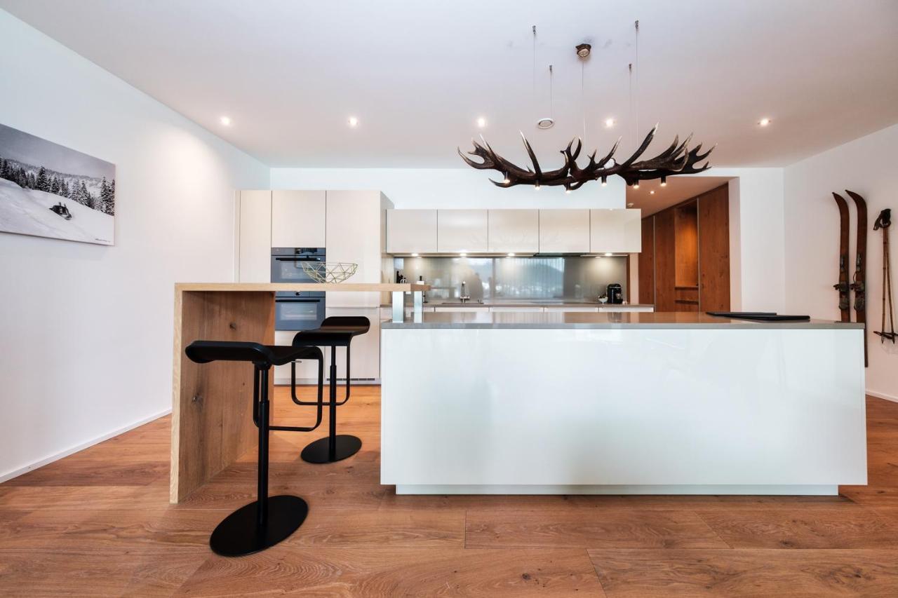Luxury Panorama Apartment With Alpengold Spa Access Davos Buitenkant foto