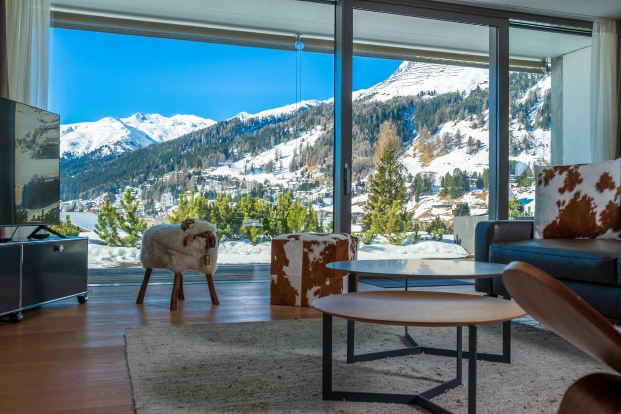 Luxury Panorama Apartment With Alpengold Spa Access Davos Buitenkant foto