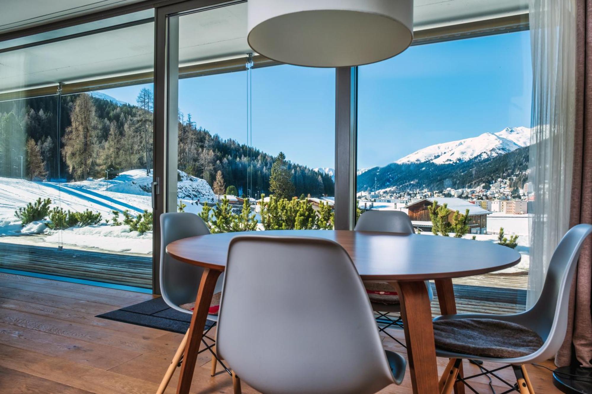 Luxury Panorama Apartment With Alpengold Spa Access Davos Buitenkant foto